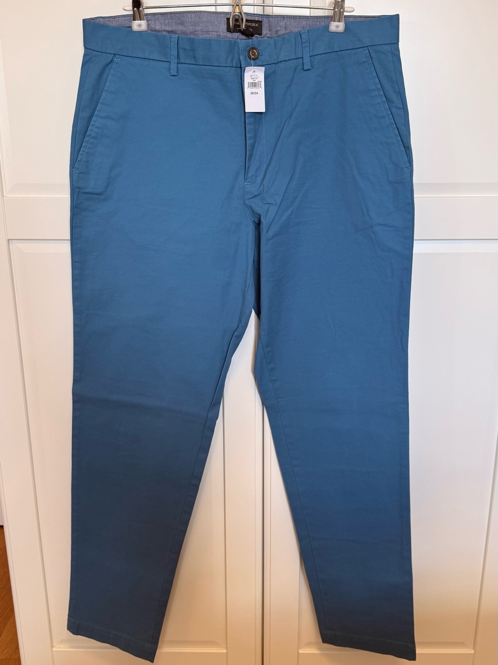 Banana Republic Factory Blue Chinos — NWT